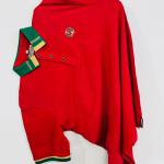 Stone Pk Cotton Fabric--RED,BLACK,BLUE